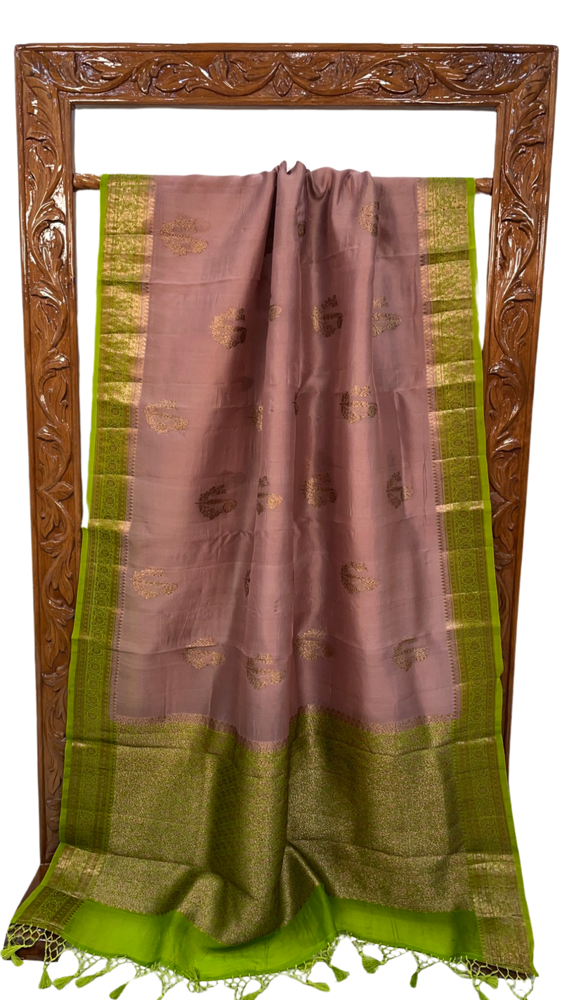 Pure Kora Handloom Banarasi Saree - The Handlooms