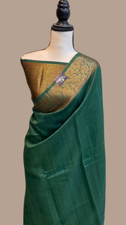 Tussar Silk Handloom Banarasi Saree - The Handlooms