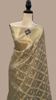 Pure Kora Handloom Banarasi Saree - The Handlooms