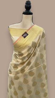Pure Cotton Banarasi Handloom Saree - The Handlooms