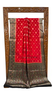 Pure Chiniya Silk Handloom Banarasi Saree - The Handlooms