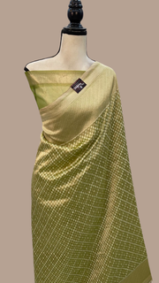 Pure Tissue Reshmi zari Banarasi Saree - The Handlooms