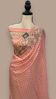 Pure Tussar Silk Handloom Banarasi Saree - The Handlooms