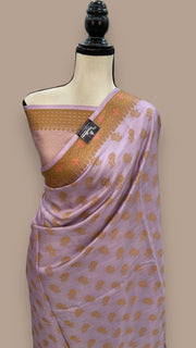 Pure Tussar Silk Handloom Banarasi Saree - The Handlooms