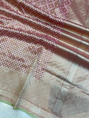 Pure Tissue Reshmi zari Banarasi Saree - The Handlooms