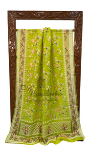 Organza Chikankari Handloom Banarasi Saree - The Handlooms