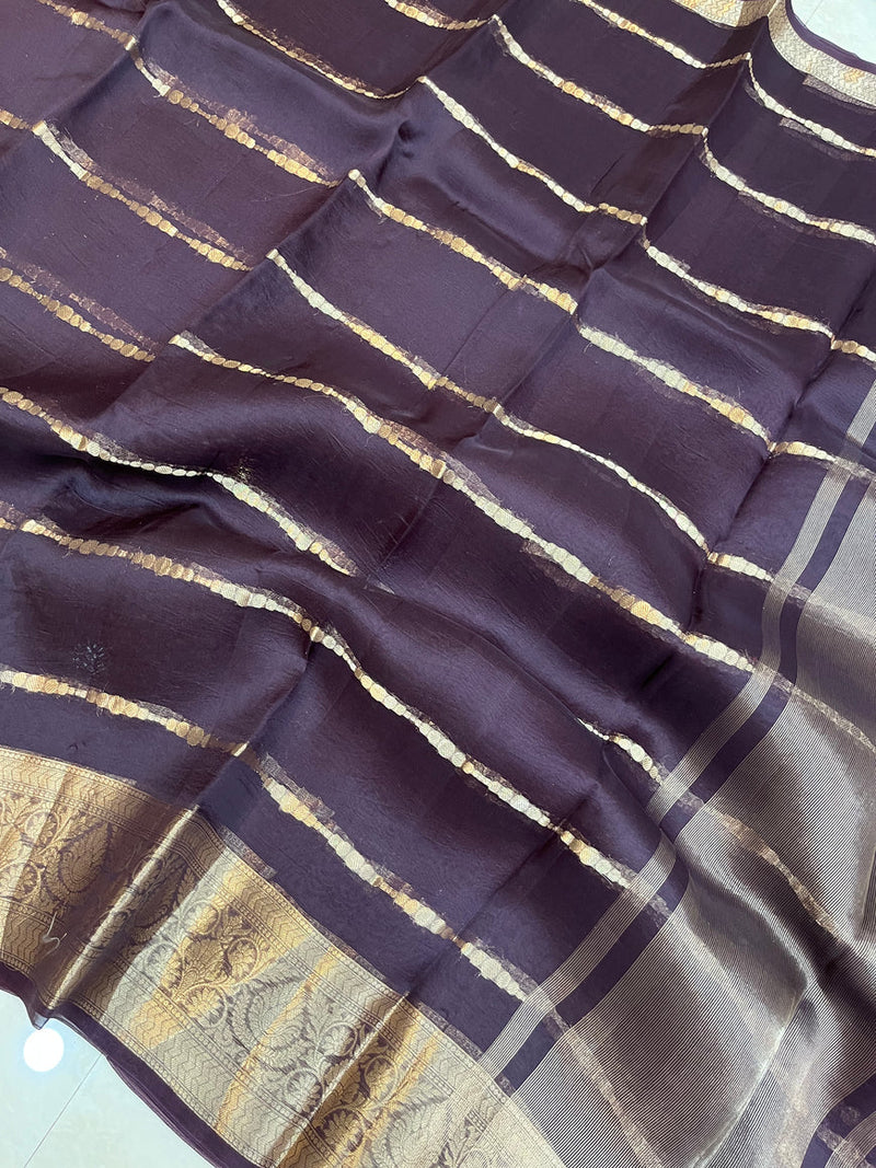 Pure Kora Handloom Banarasi Saree - The Handlooms