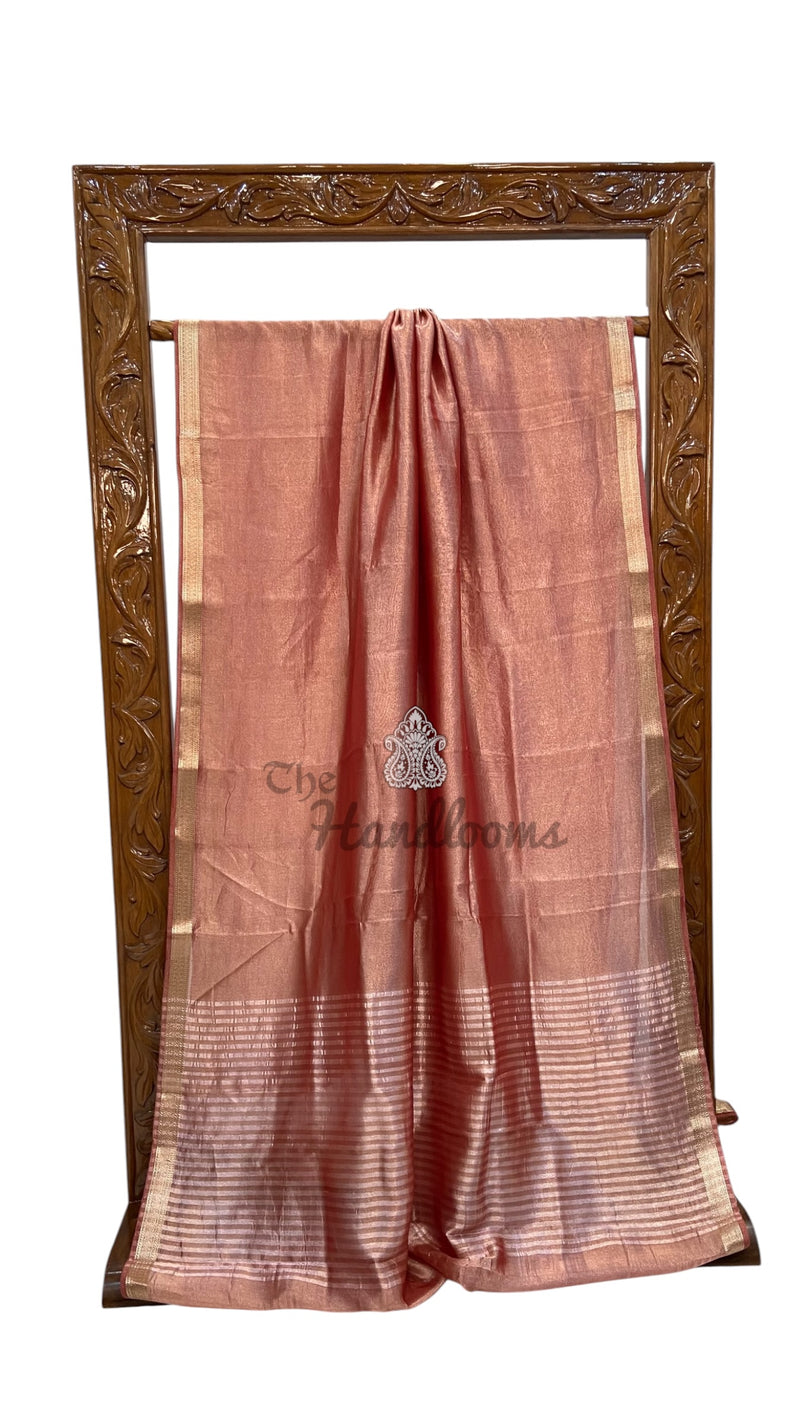 Pure Kora Tissue Handloom Banarasi Saree