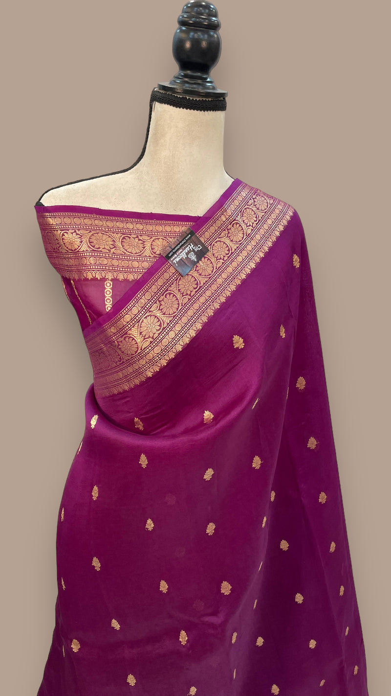 Pure Kora Handloom Banarasi Saree - The Handlooms