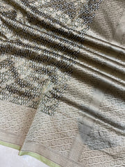 Pure Tissue Reshmi zari Banarasi Saree - The Handlooms