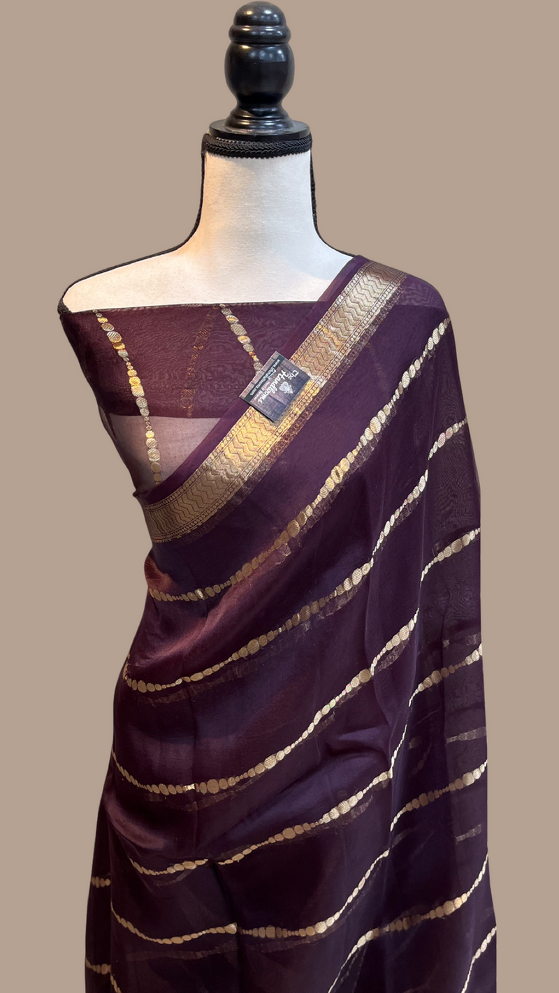 Pure Kora Handloom Banarasi Saree - The Handlooms
