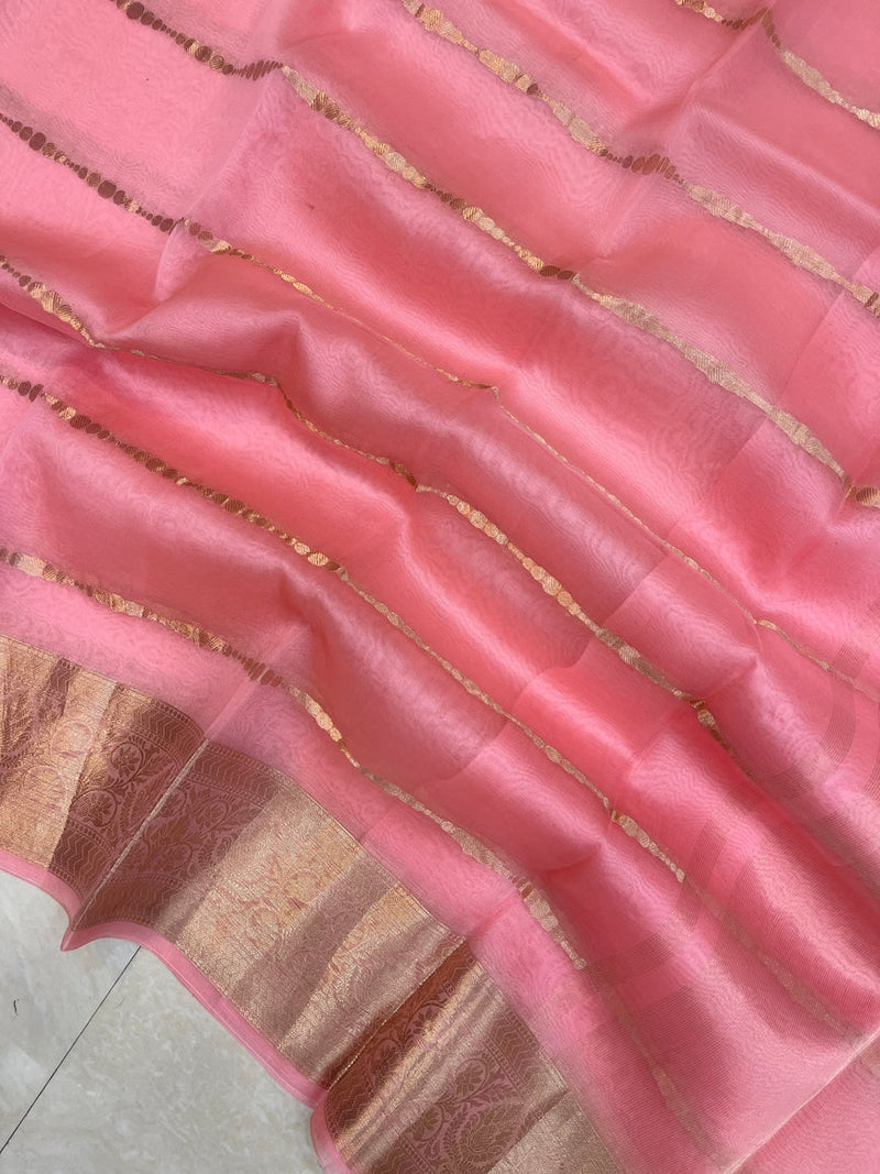 Pure Kora Handloom Banarasi Saree - The Handlooms