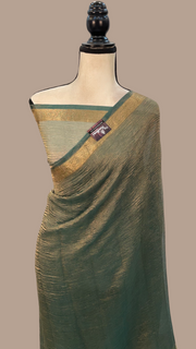 Pure Kora Tissue Handloom Banarasi Saree - The Handlooms