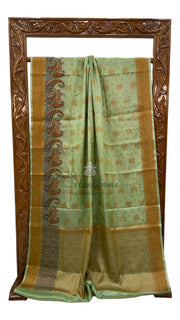 Pure Tussar Silk Handloom Banarasi Saree - The Handlooms