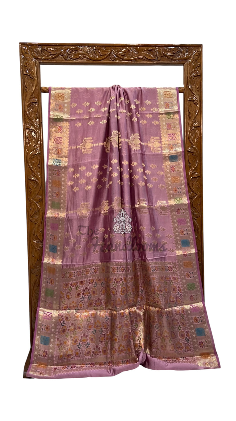 Pure Mango Silk Banarasi Handloom Saree