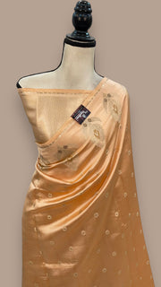 Pure Mango Silk Banarasi Handloom Saree - The Handlooms