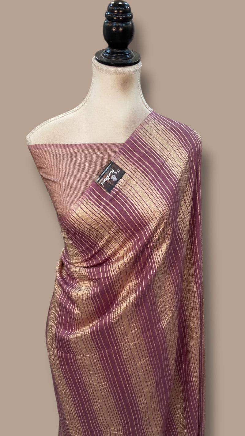 Pure Moonga Silk Handloom Banarasi Saree