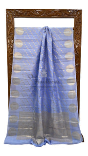 Pure Mango Silk Banarasi Handloom Saree - The Handlooms
