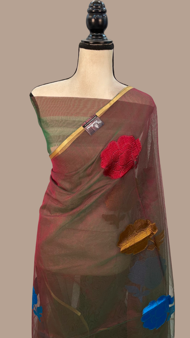 Pure Supernet Handloom Banarasi Saree - The Handlooms