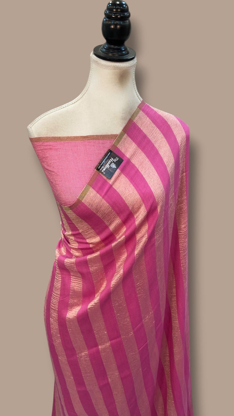 Pure Moonga Silk Handloom Banarasi Saree