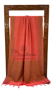 Khaddi Georgette Banarasi Saree -  Antique zari - The Handlooms