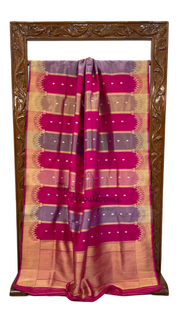 Pure Katan Silk Banarasi Handloom Saree - Rangkat - The Handlooms