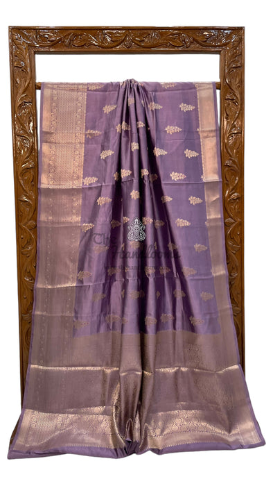 Pure Mango Silk Banarasi Handloom Saree