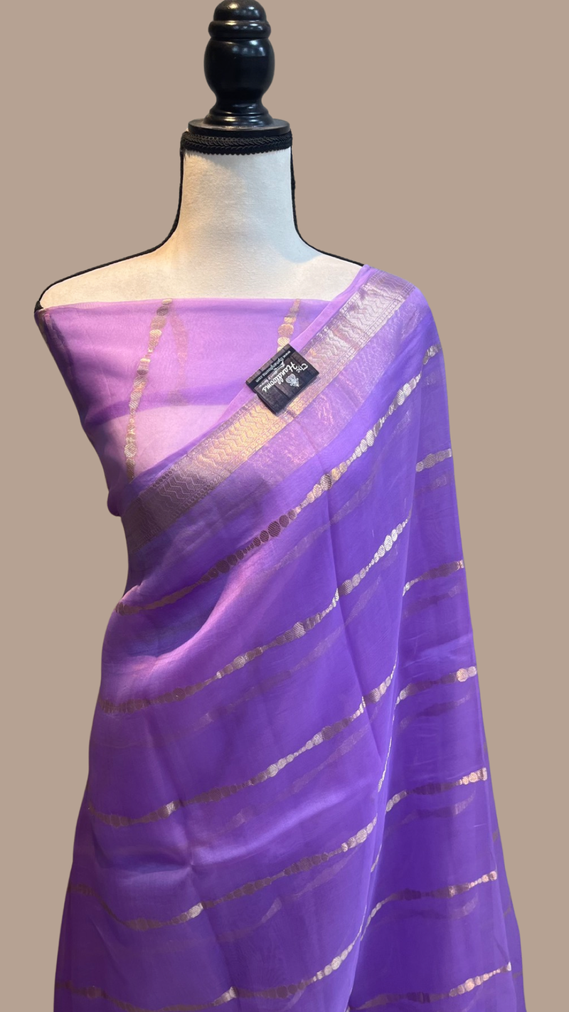 Pure Kora Handloom Banarasi Saree - The Handlooms
