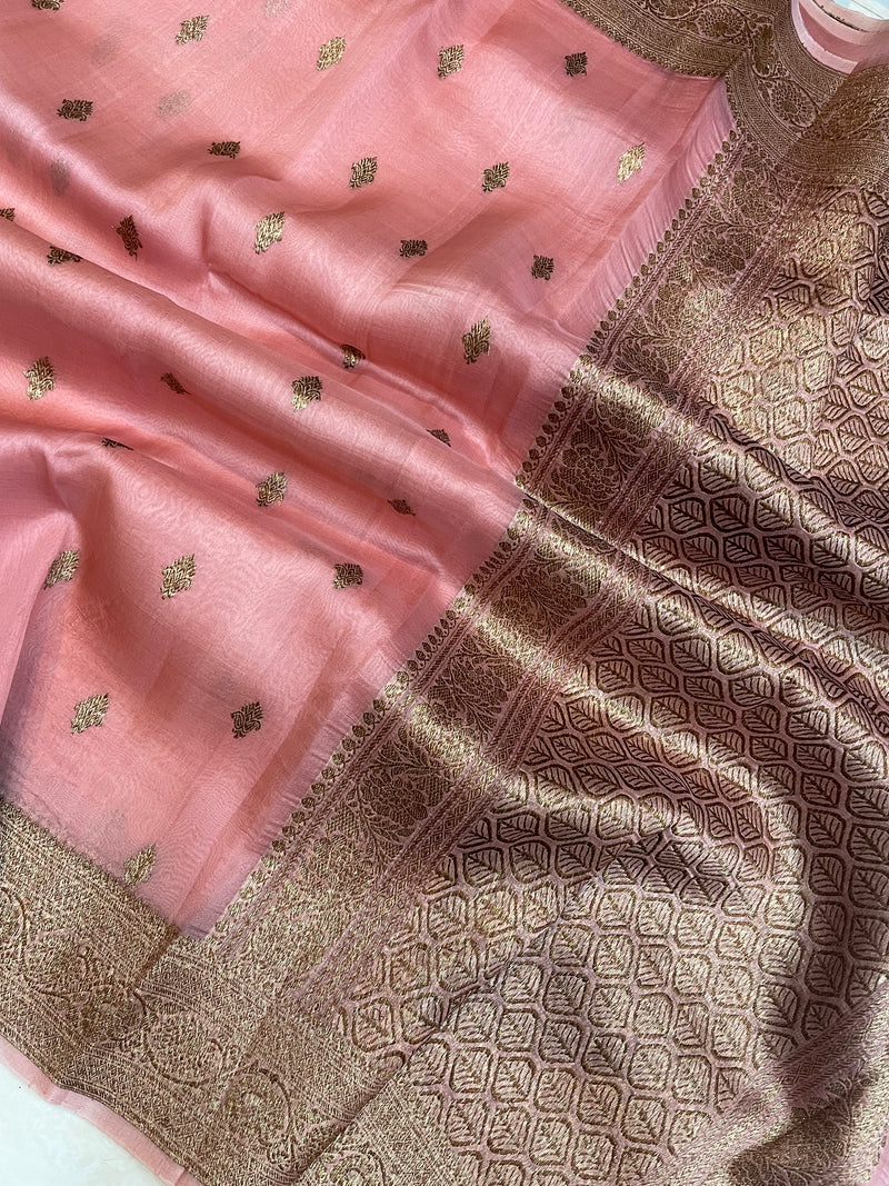 Pure Kora Handloom Banarasi Saree - The Handlooms