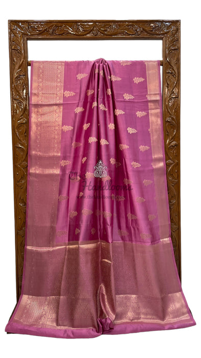 Pure Mango Silk Banarasi Handloom Saree