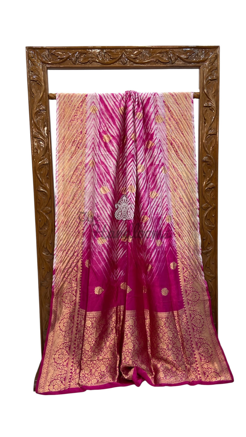 Pure Mango Silk Banarasi Handloom Saree