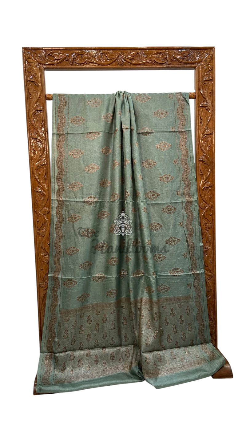 Pure Tussar Silk Handloom Banarasi Saree