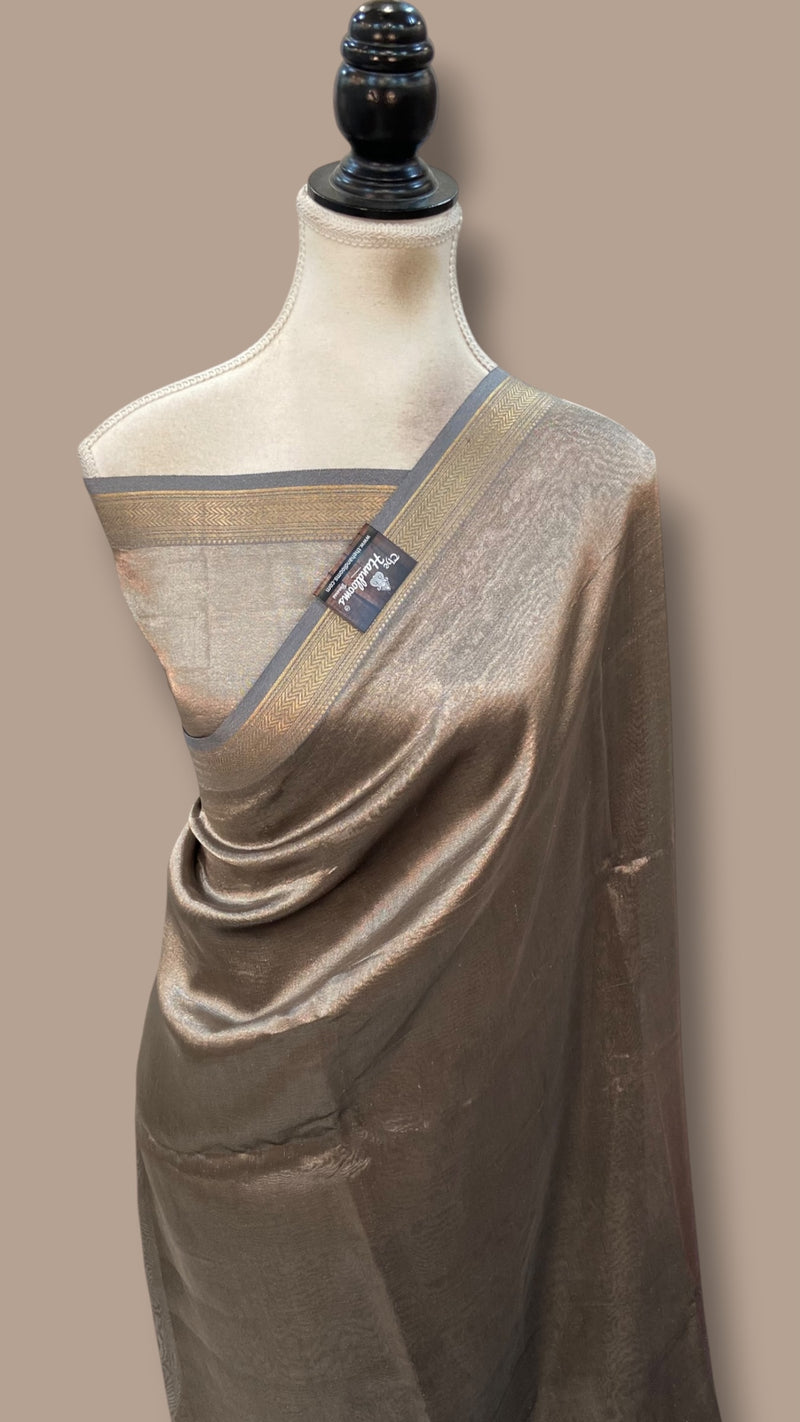 Pure Kora Tissue Handloom Banarasi Saree