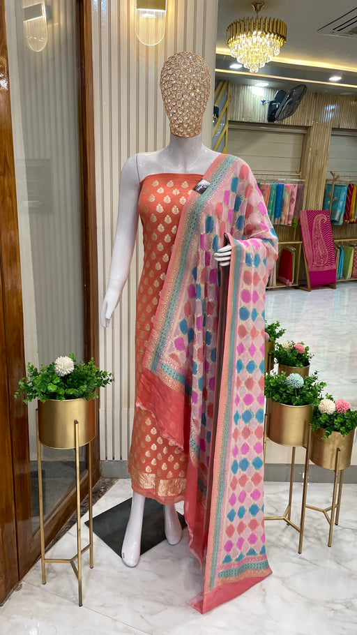 Aggregate more than 116 banarasi dress material latest