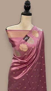 Pure Mango Silk Banarasi Handloom Saree - The Handlooms