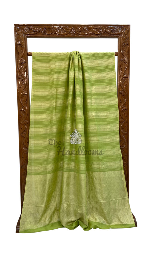 Pure Moonga Silk Handloom Banarasi Saree - The Handlooms
