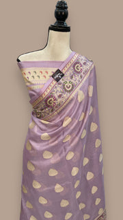 Pure Tussar Silk Handloom Banarasi Saree - The Handlooms