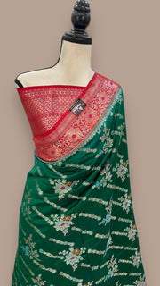 Pure Chiniya Silk Handloom Banarasi Saree - The Handlooms