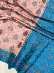 Pure Chiniya Silk Handloom Banarasi Saree - The Handlooms