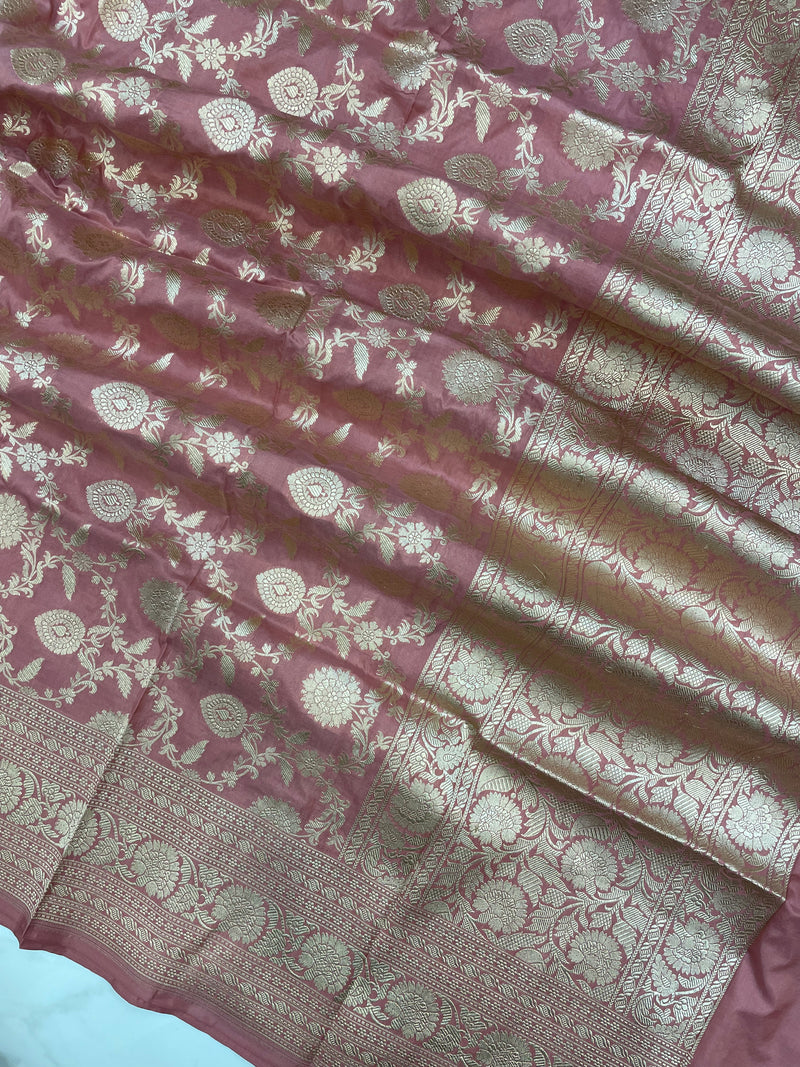 Pure Katan Silk Handloom Dupatta - The Handlooms