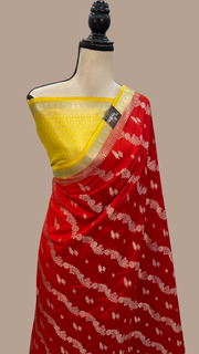 Pure Chiniya Silk Handloom Banarasi Saree - The Handlooms