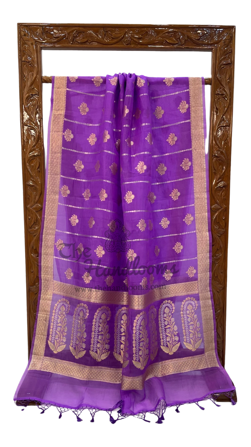 Pure Kora Handloom Banarasi Saree - The Handlooms