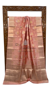 Pure Mango Silk Banarasi Handloom Saree - The Handlooms