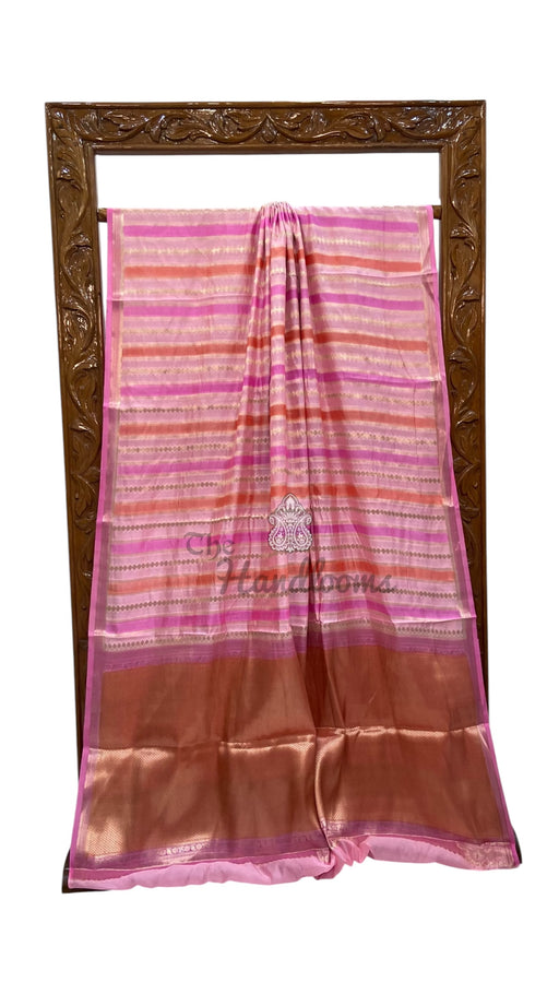 Pure Mango Silk Banarasi Handloom Saree - The Handlooms