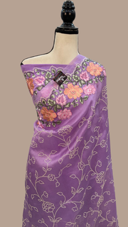 Pure Organza Chikankari Handloom Banarasi Saree - The Handlooms