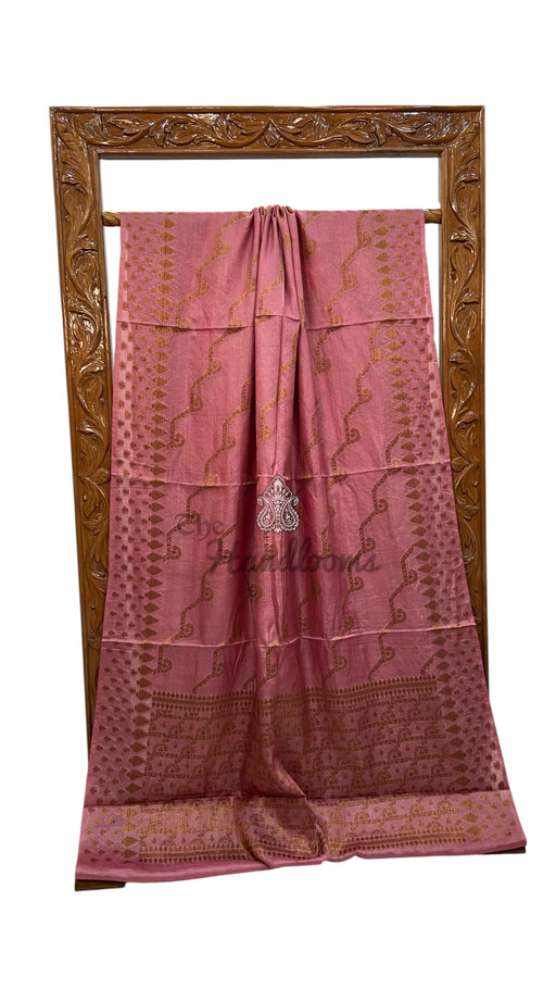 Pure Tussar Silk Handloom Banarasi Saree - The Handlooms