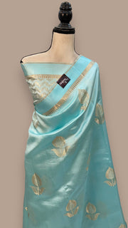 Pure Mango Silk Banarasi Handloom Saree - The Handlooms