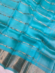 Pure Kora Handloom Banarasi Saree - The Handlooms