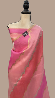 Rangkat Pure Kora Handloom Banarasi Saree - The Handlooms