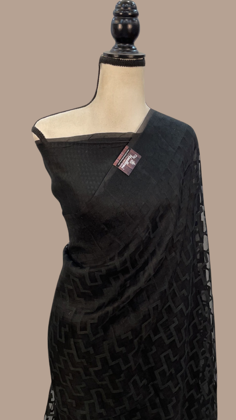 Pure Kora Handloom Banarasi Saree - The Handlooms
